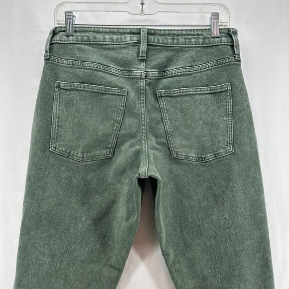 Universal Thread Jeans Womens 4/27R High Rise Skinny Stretch Denim Washed Green - Picture 5 of 12